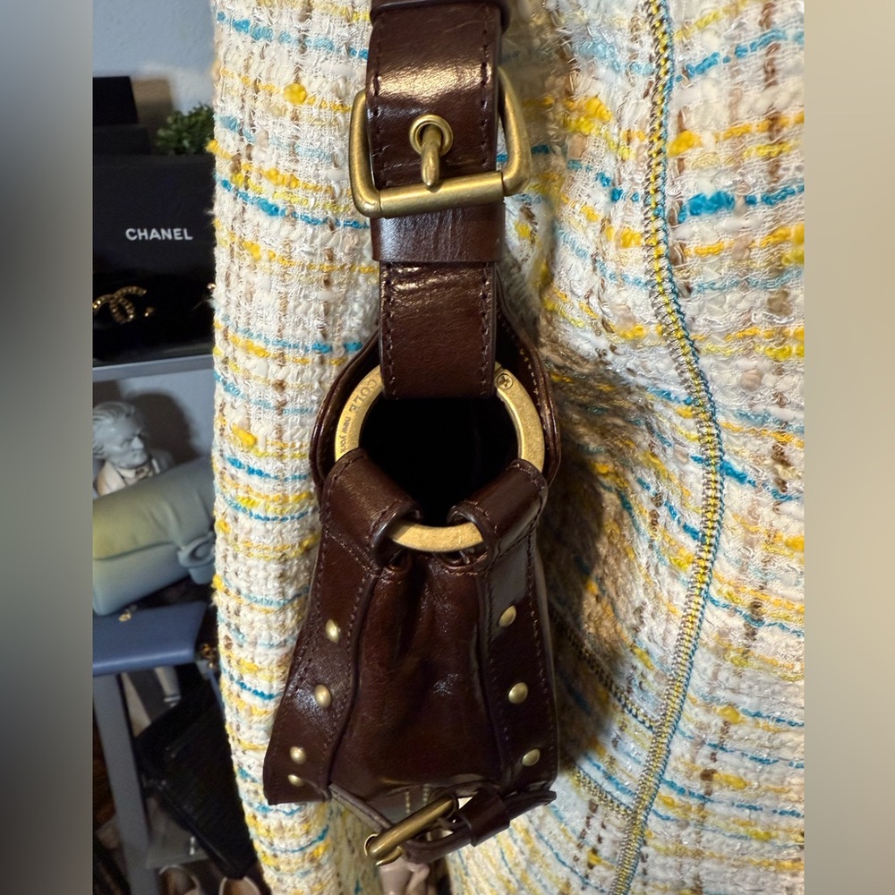 🤎Great USED Condition Kenneth Cole New York Shoulder Bag W/Small Dustbag. - Picture 2 of 5